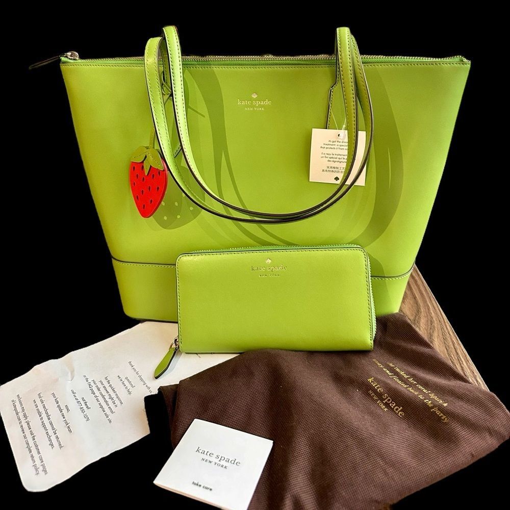 Kate Spade Braelynn bag and continental wallet. NWT